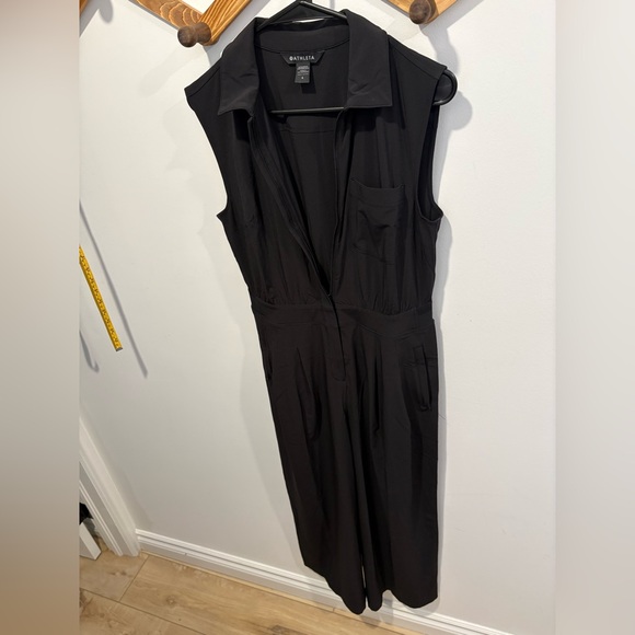 Athleta Brooklyn Utility Jumpsuit in black - Picture 3 of 12